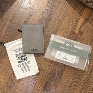 Gray Passport Cover